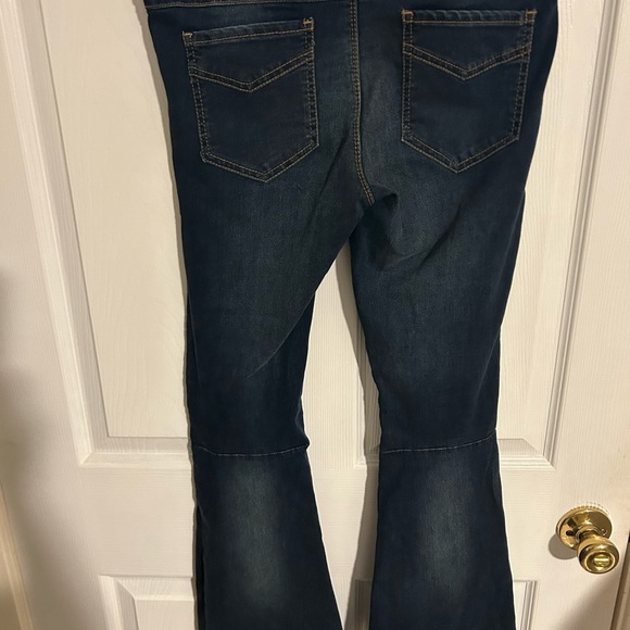 Free people size 28 dark denim flare jeans free people J - Picture 5 of 5